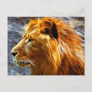 Lion Fantasy Postcard Postkarte