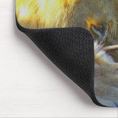 Lion Feast Wildlife Fotografy Mouse Pad Mousepad (Ecke)