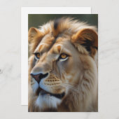 Lion Feiertagskarte (Vorne/Hinten)