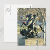 Lion Figher Postkarte (Vorne/Hinten)