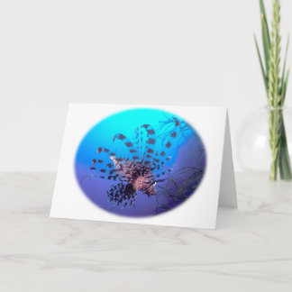 Lion Fish Greeting Card Karte