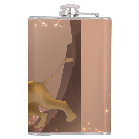 Lion Flachmann (Rückseite)