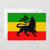 Lion Flag Postkarte (Vorne/Hinten)