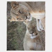 Lion Fleece Blanket (Vorderseite)