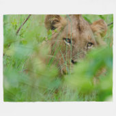 Lion Fleece Blanket (Vorderseite (Horizontal))