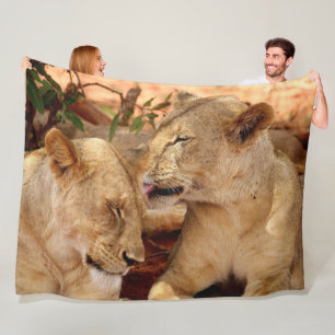 Lion Fleece Blanket