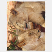 Lion Fleece Blanket (Vorderseite)