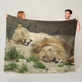 Lion Fleece Blanket