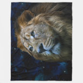 Lion Fleece Blanket (Vorderseite)