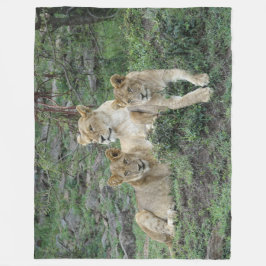 Lion Fleece Blanket