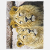 Lion Fleece Blanket (Vorderseite)