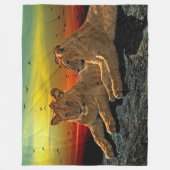 Lion Fleece Blanket (Vorderseite)
