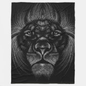 Lion Fleece Blanket (Vorderseite)