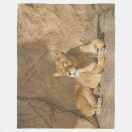 Lion Fleece Blanket