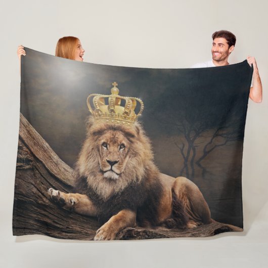 Lion Fleecedecke (Beispiel)