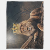 Lion Fleecedecke (Vorderseite)