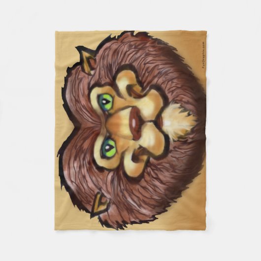 Lion Fleecedecke (Vorderseite)