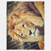 Lion Fleecedecke (Vorderseite)