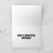 LION FOTOGRAFIE BIRTHDAY GREETING CARD KARTE (Innenseite)