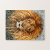 Lion Fotografie Paint Art Design Puzzle (Horizontal)