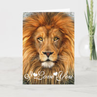 Lion Fotografie Paint Art I Liebe Sie