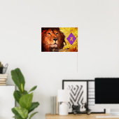 Lion Frequency Poster (Heimbüro)