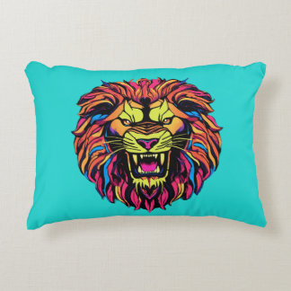Lion gedruckte Akzent Pillow Dekokissen