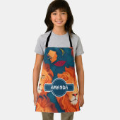 Lion Geometric Personalisiertes Muster Schürze (Insitu)