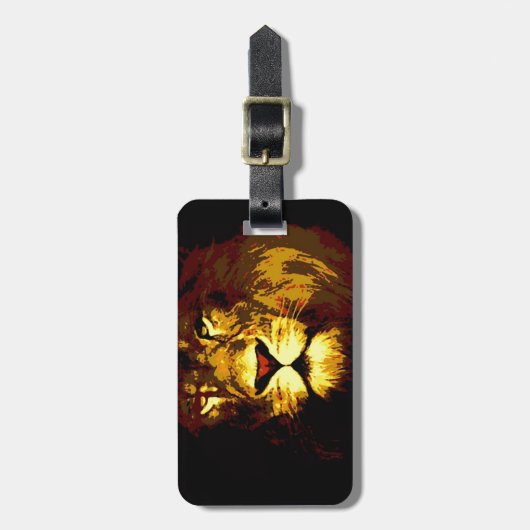 Lion Gepäckanhänger (Vorderseite vertikal)