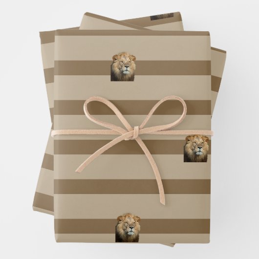 Lion-Geschenkpackung Geschenkpapier Set (Beispiel)