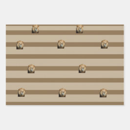 Lion-Geschenkpackung Geschenkpapier Set