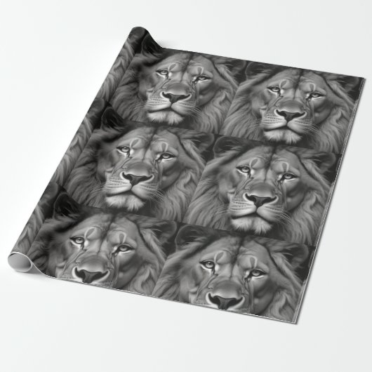 Lion Geschenkpapier (Ungerollt)