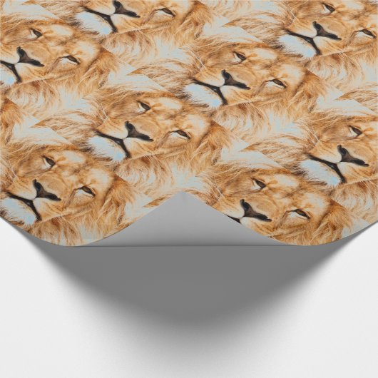 Lion Geschenkpapier (Ecke)