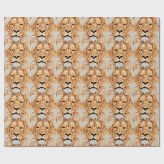 Lion Geschenkpapier (Flach)