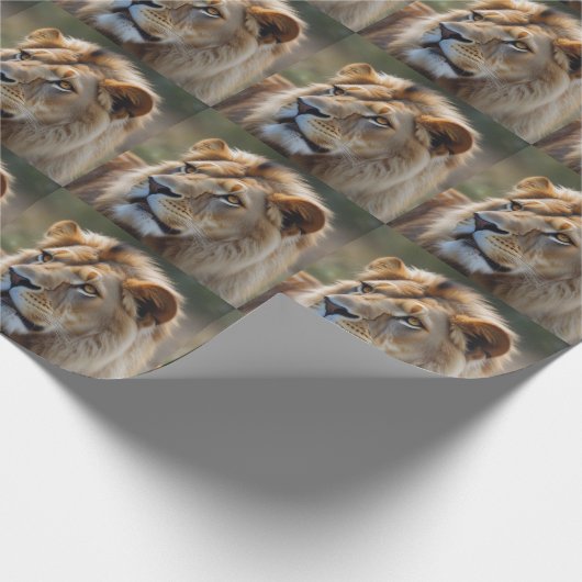 Lion Geschenkpapier (Ecke)