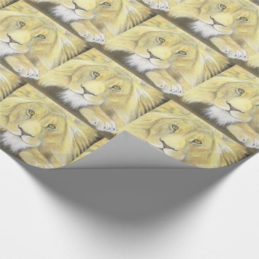 Lion Geschenkpapier (Ecke)