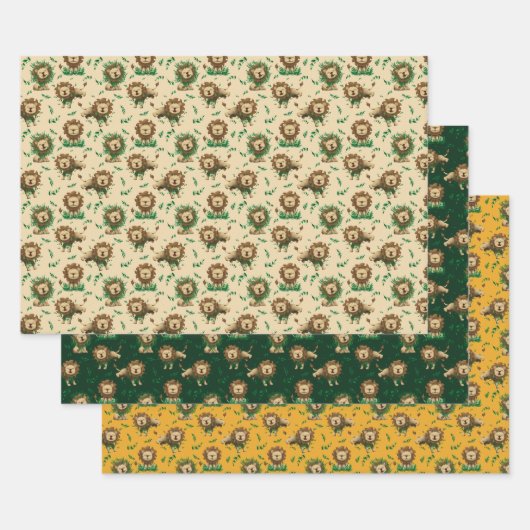 Lion Geschenkpapier Set (Set)