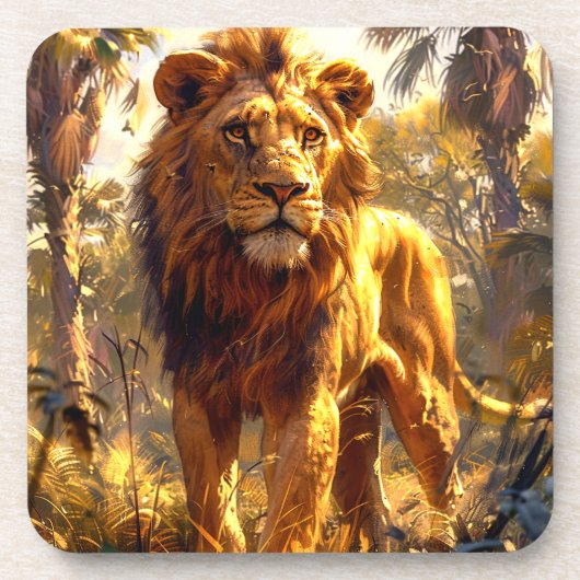 Lion Getränkeuntersetzer (Vorderseite)