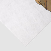 Lion gibt nie Lion auf Seidenpapier (Detail)