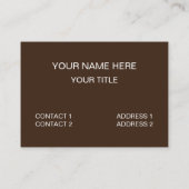 Lion gibt nie Lion auf Visitenkarte (Rückseite)