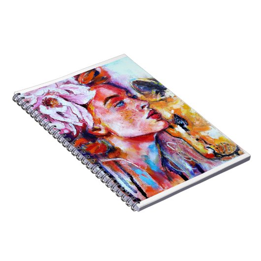 Lion Girl Notizblock (Rechte Seite)