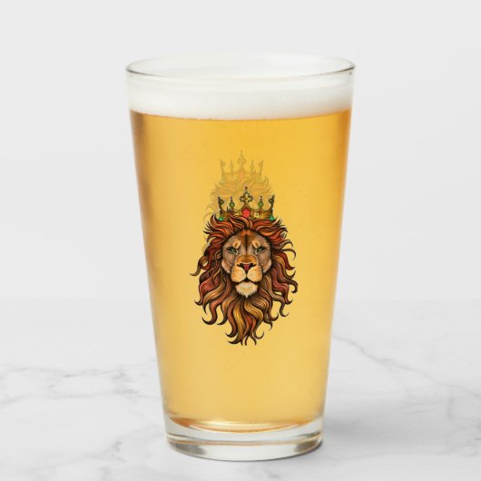 Lion Glas (Vorne (Gefüllt))