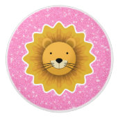 Lion Glitzer Keramikknauf (Vorderseite)