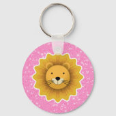 Lion Glitzer Schlüsselanhänger (Vorderseite)