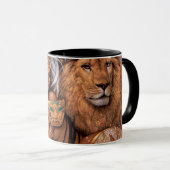 Lion Goddess Ägyptische Prinzessin-Tasse Tasse (VorderseiteRechts)