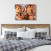 Lion Goddess Egyptian Princess Leinwand Art (Insitu (Schlafzimmer))