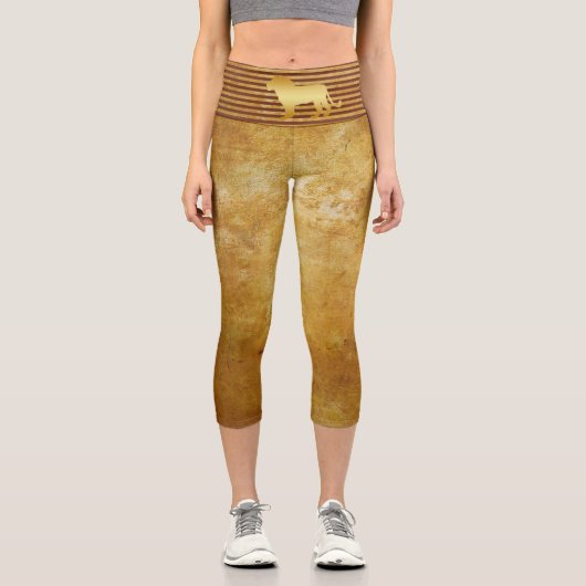 Lion Gold Leggings (Vorderseite)