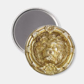 Lion Gold Magnet (Vorderseite/Rückseite)