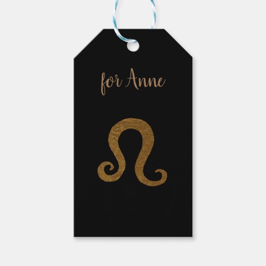 Lion Golden Custom Astrology Sign Geschenkanhänger (Vorderseite)