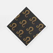 Lion Golden Zodiac Astrologie Zeichen Custom Serviette (Ecke)